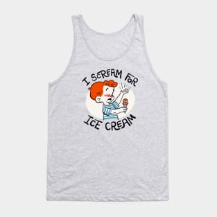 I Scream For Ice Cream Tank Top